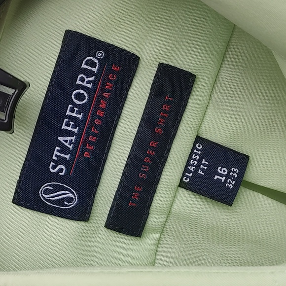 Men's Green Collar Shirt - Picture 6 of 8